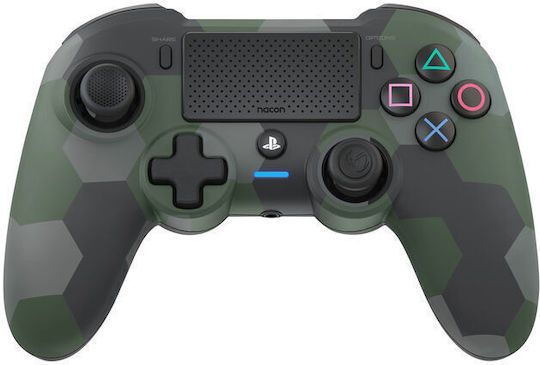 Nacon Asymetric Ενσύρματο Gamepad για PS4 Camo Green