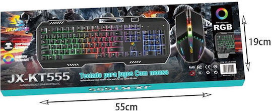 Yelandar Yelandar Tastatură De Gaming Cu Iluminare RGB Limba Tastaturii Engleză SUA