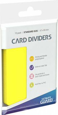 Ultimate Guard Game Accessory Card Dividers Standard Yellow 10τμχ UGD010451