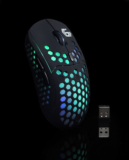 Gembird MUSG-RAGNAR-WRX500 Ασύρματο RGB Gaming Ποντίκι Μαύρο