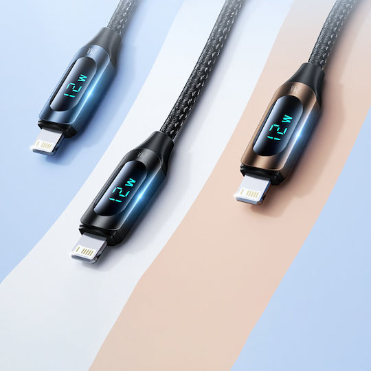 Wozinsky Geflochten USB-A zu Lightning Kabel Schwarz 2m (WUALC2)
