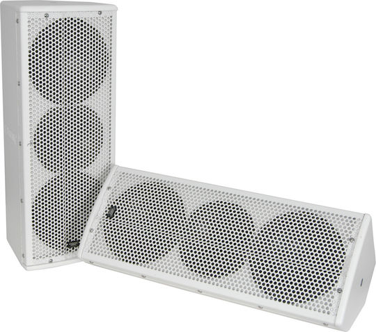 Citronic CX-1608 CX-1608W 170.357UK Ζεύγος Παθητικών Ηχείων PA 160W με Woofer 6.5" 54.1x21.1x19.4εκ. σε Λευκό Χρώμα