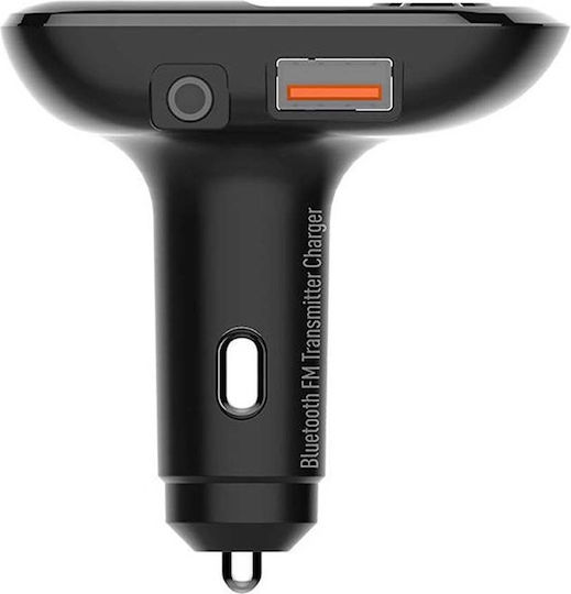 Ldnio FM Transmitter Αυτοκινήτου C706Q με Bluetooth / Type-C / USB με Type-C Καλώδιο