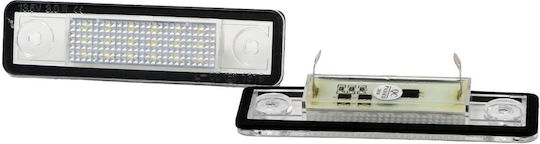 License Plate Lights for Opel Zafira A / Astra F,G / Corsa B / Vectra B / Omega - Combi 2pcs