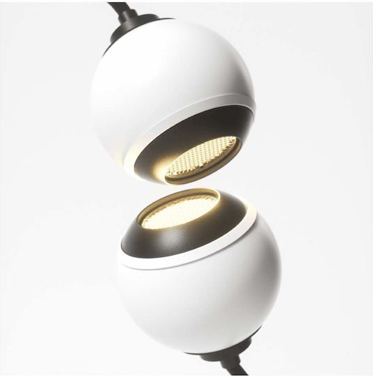 Gallo Acoustics Droplet Micro Ηχείο Hi-Fi Τοίχου 50W 2 Δρόμων Π12.7xΒ12.7xΥ12.7εκ. Λευκό