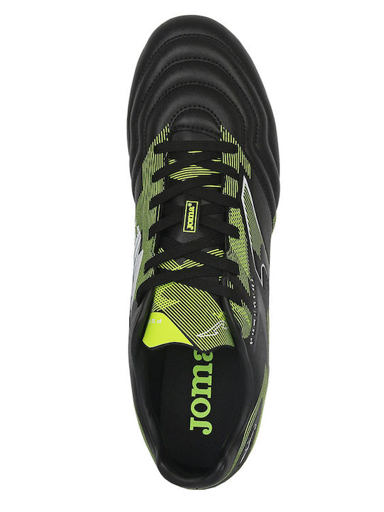 Joma Powerful Ποδοσφαιρικά Παπούτσια με Τάπες FG Μαύρα