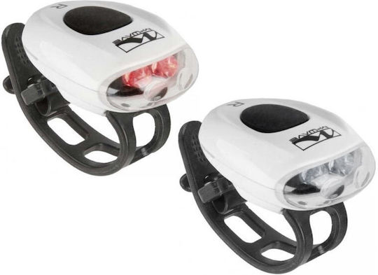 M-Wave Cobra III Bicycle Lights Set