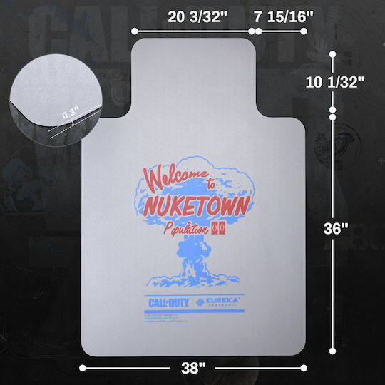 Eureka Ergonomic COD-FP02-T Chair Mat Call Of Duty Ghost