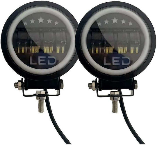 Cree Στρογγυλός Προβολέας Αυτοκινήτου LED 9 - 32V 50W 10.3cm 1τμχ