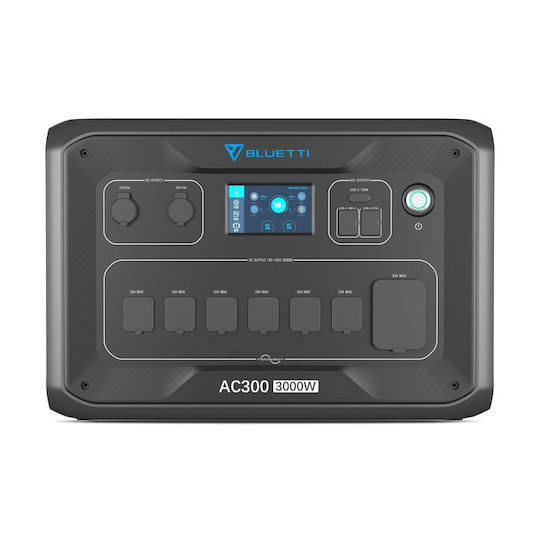 Bluetti AC300 Expandable No Battery Power Station Capacity 3072Wh AC300-EU-BK-BL-00