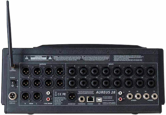 Peavey Aureus 28 Ψηφιακός Μίκτης 16 Καναλιών με Phantom Power & 16 Εισόδους XLR & Bluetooth