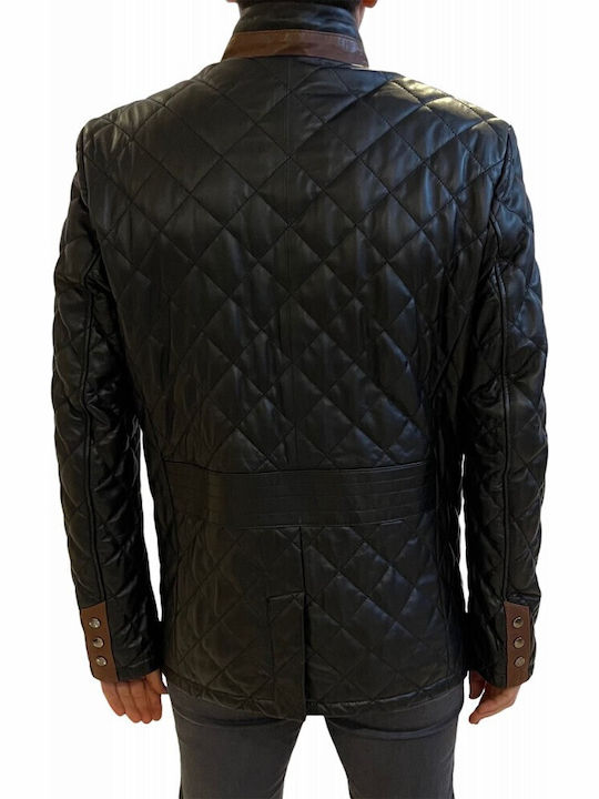 Leather Jacket Blue