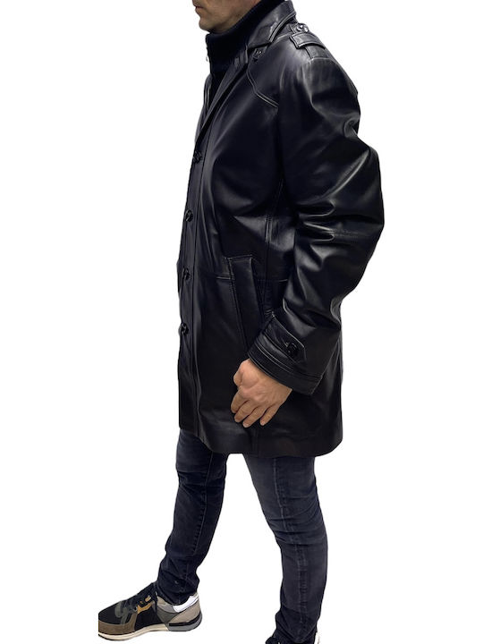 Da-335 Leather Jacket Black