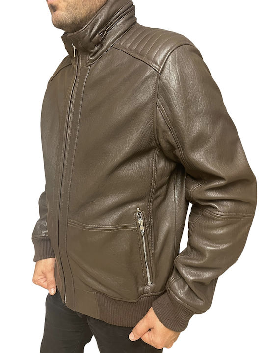 Leather Jacket Brown