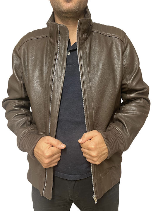 Leather Jacket Brown