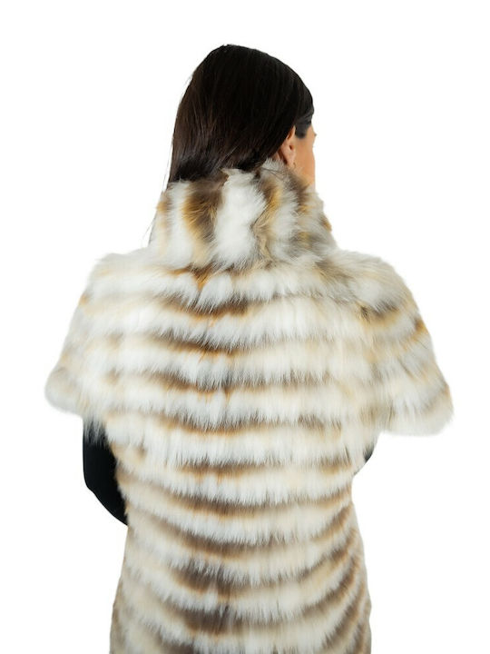 MARKOS LEATHER Women's Long Fur Multicolour