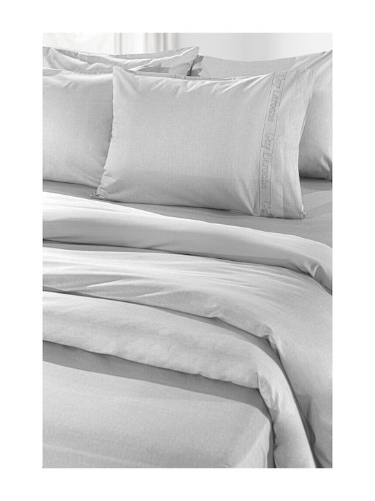 Guy Laroche Duvet Cover Cotton Queen 225x245 Color Plus Smoke