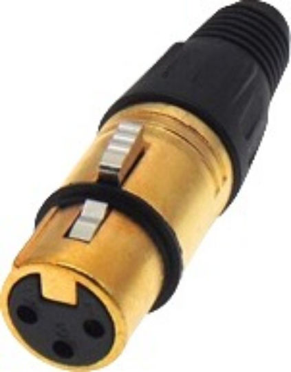 Lz Stecker XLR weiblich Schwarz (01.095.0028)