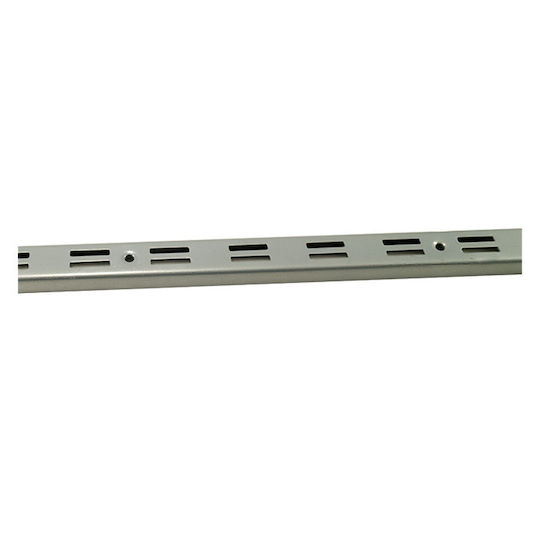 Element-System Rack Pillar with Double Support Holes Silver 50cm