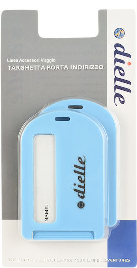 Dielle Set Etichetă pentru bagaje Albastră AV01