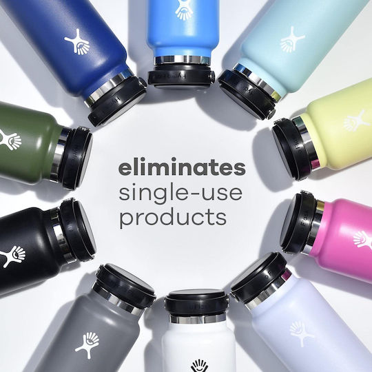Hydro Flask Wide Flex Cap Ανταλλακτικό Καπάκι για Θερμός από Πλαστικό Μαύρο