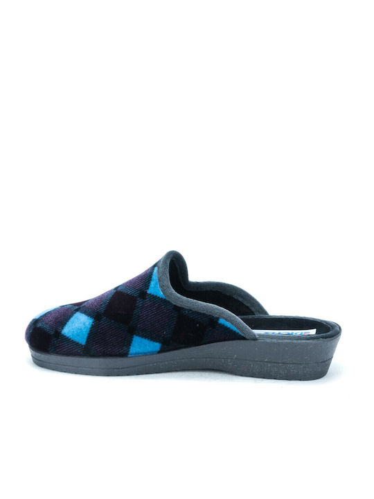 4856 Damen Hausschuhe Grau