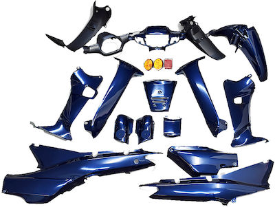 Supra Motorcycle Plastic Set Blue