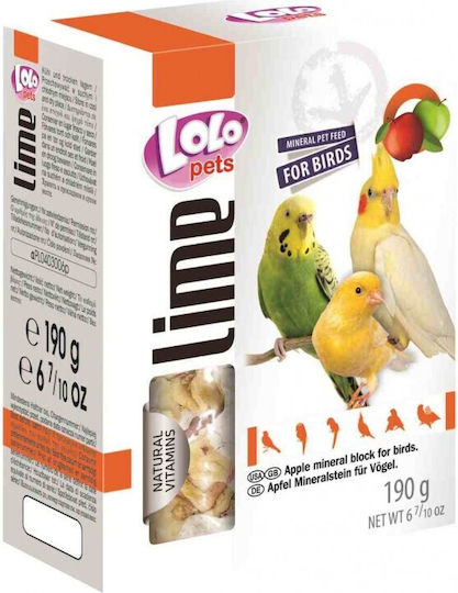 Lolo Pets Calcium Mineral Block for Songbirds 190gr