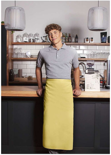 Karlowsky Ποδιά Barista / Bartender Μέσης Basic Κίτρινη