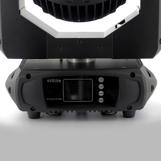 Evolite Φωτορυθμικό Wash LED με Ρομποτική Κεφαλή 740Z RGBW