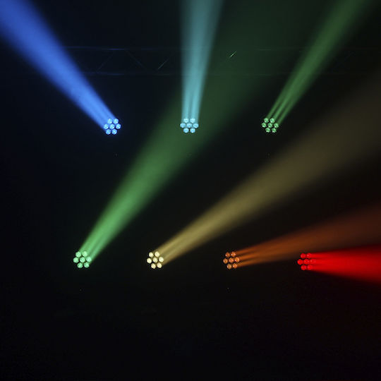 Evolite Φωτορυθμικό Wash LED με Ρομποτική Κεφαλή 740Z RGBW