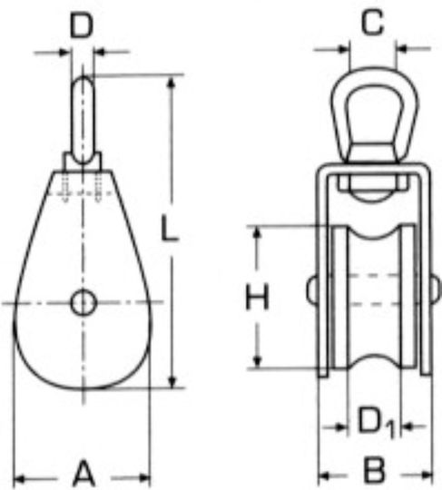 Inoxmare A4 M8393 A Бъркалка Декорации за лодки