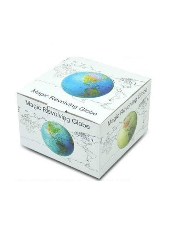 Floating Illuminated World Globe with Diameter 14cm Rotating Globe