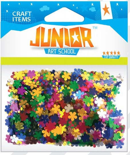 Junior Διακοσμητικό Λουλούδι για DIY Κατασκευές Σετ 80τμχ