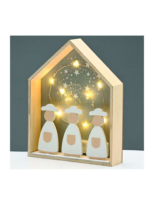 Aca Christmas Illuminated Decorative House