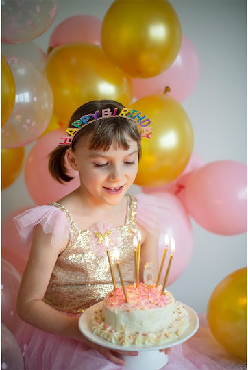 Great Pretenders Party Headband with Theme "Happy Birthday" from Metallic 89070
