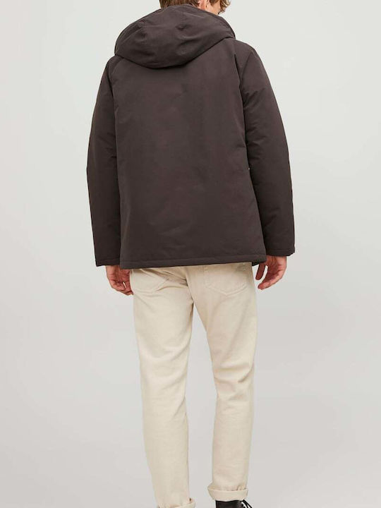 Winter Jacket Parka Brown