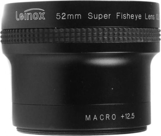 Leinox 52mm 0.25x Fisheye + Macro Μετατροπέας Φακού Fisheye