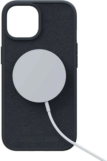Njord Suede 360 Full Cover Πλαστικό 2mm Μαύρο (iPhone 15)