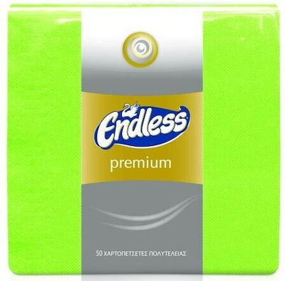 Endless Premium Napkin Green 33x33cm 50pcs 1100330033