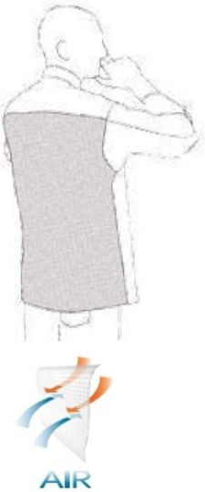 Egochef Coat Chef Unisex White with Long Sleeve Profile