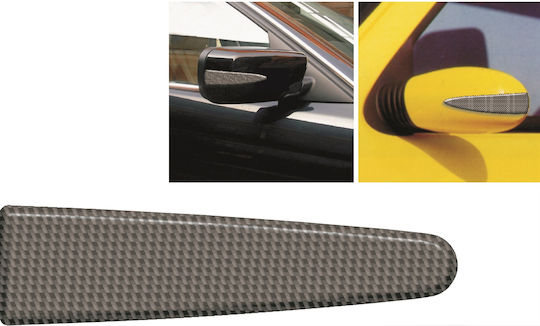Quattroerre 4R Door Guards for Car Mirror 2pcs Black
