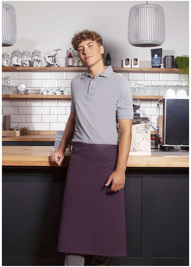 Karlowsky Ποδιά Barista / Bartender Μέσης Basic Μωβ