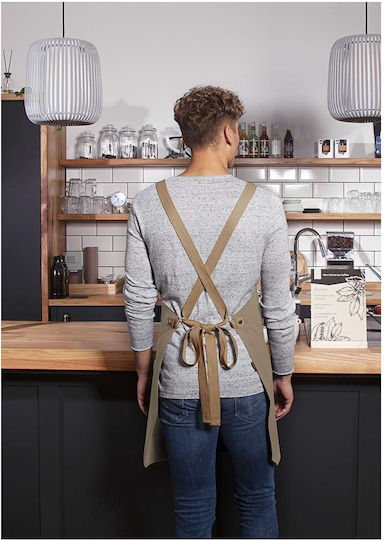 Karlowsky Ποδιά Barista / Barkeeper Ganzkörper Beige