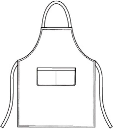 Egochef Apron Full Body Multicolored