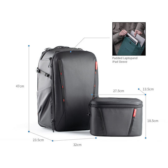 PGYTECH OneMo 2 Set Backpack Black for DJI Mavic 3 27.5x13.5x18.5cm
