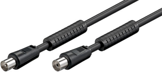 ATC Rf Καλώδιο Κεραίας Coax male - Coax female Μαύρο 5m (03.003.0166)