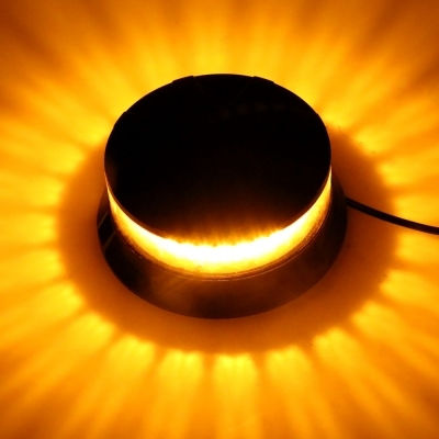 Far Auto LED 12V Cu Iluminare Portocalie