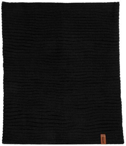 Unisex Set with Beanie Knitted in Black color