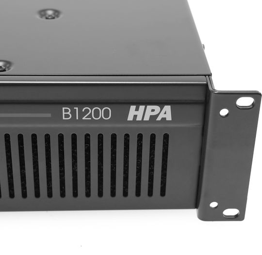 HPA B1200 PA Power Amplifier 2 Channels 600W/4Ω 400W/8Ω Black